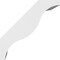 Ekena Millwork 3 1/2-in. W x 6-in. D x 6-in. H Funston Architectural Grade PVC Knee Brace BRCP035X06X06FST - alternate 3